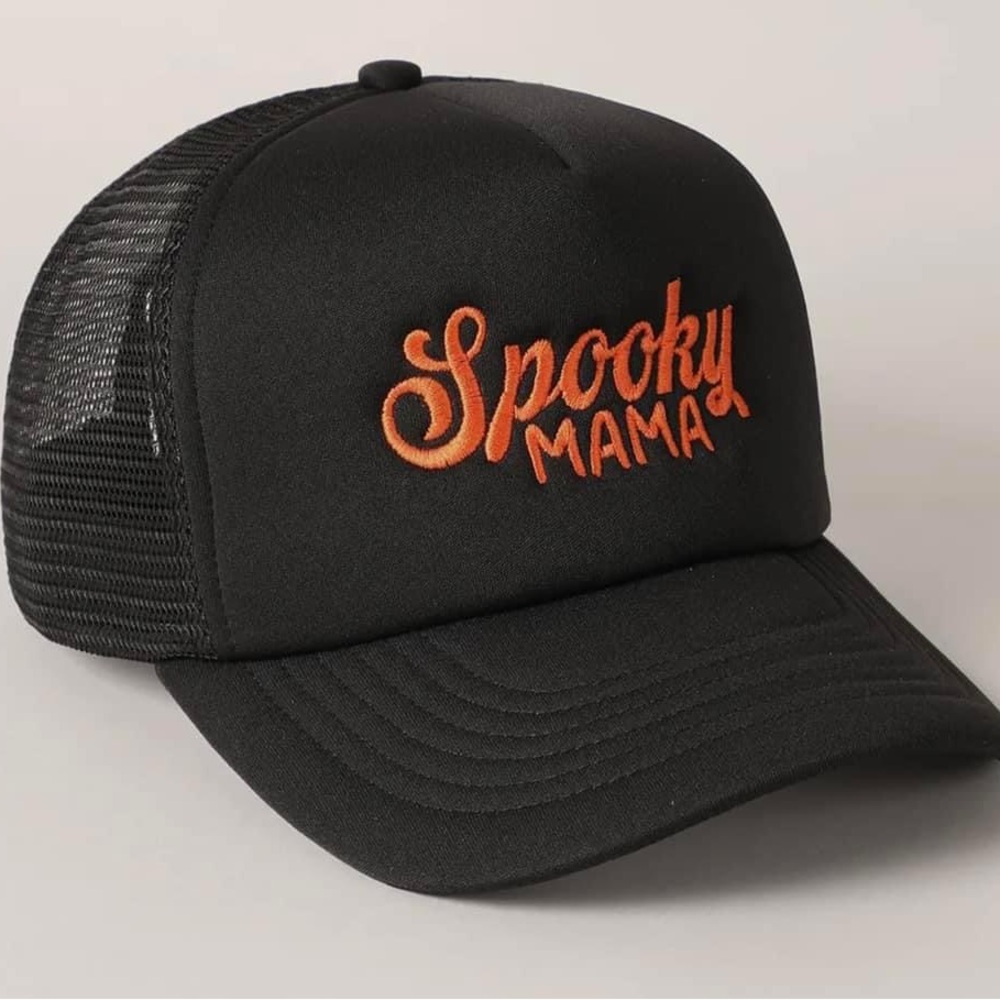 Spooky Mama Trucker Hat- NWT